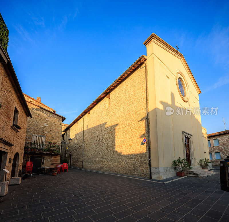 Civitella del Lago，位于翁布里亚的意大利中世纪小镇